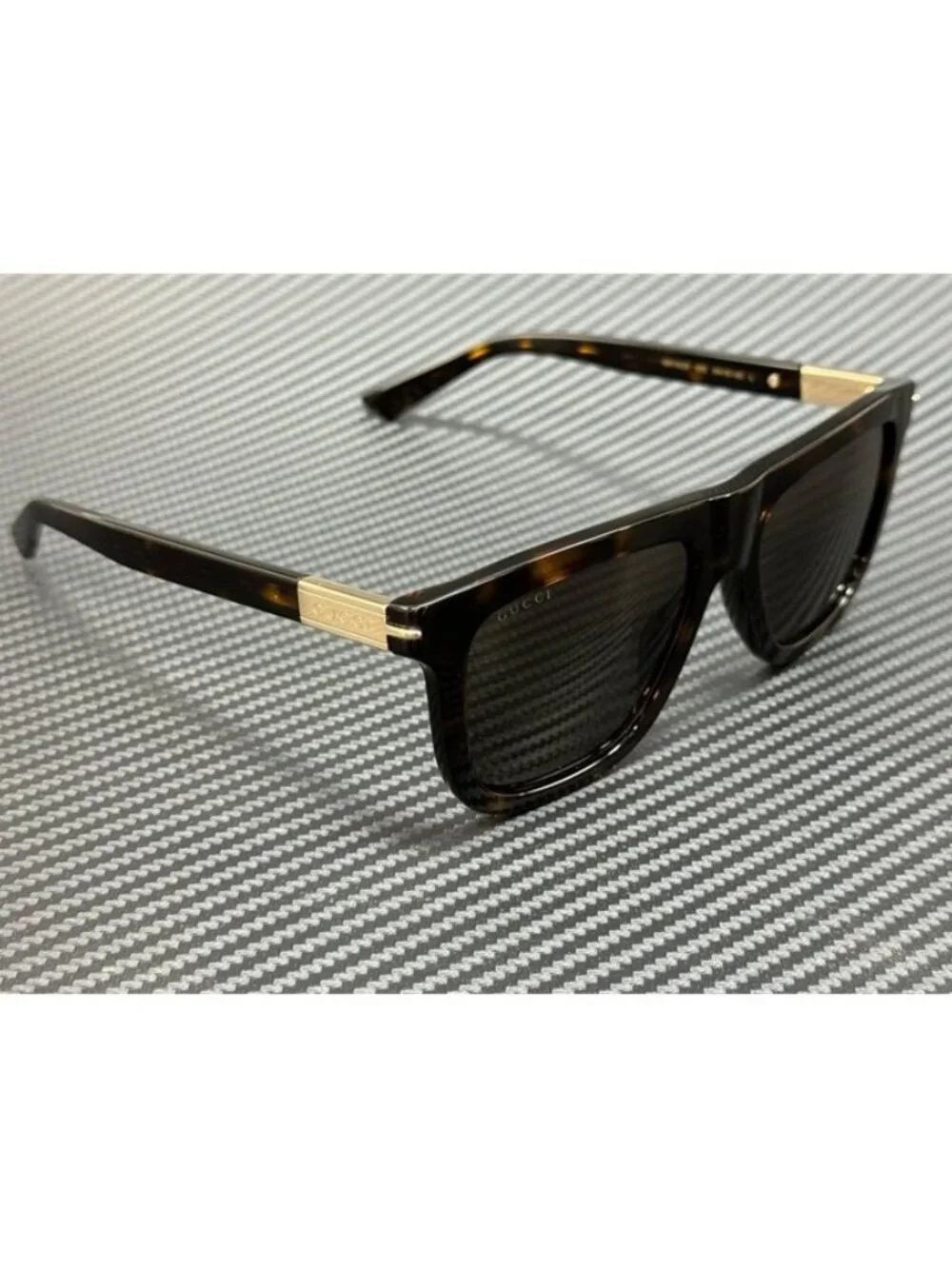 New Gucci Men Havana Brown Sunglasses 54-18-145